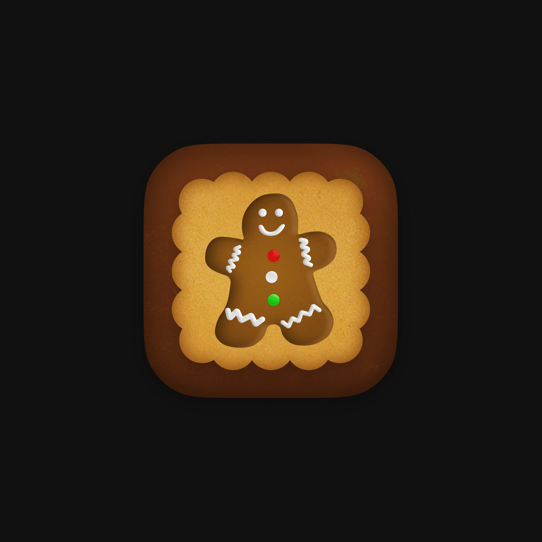 Gingerbread Man Icon